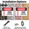 Signmission Oxygen Storage No Smoking No Open Flames Danger Sign, Plastic, 10in W x 7in L, 2PK OS-2PACK-DS-P-710-L-1854 - alternate 2
